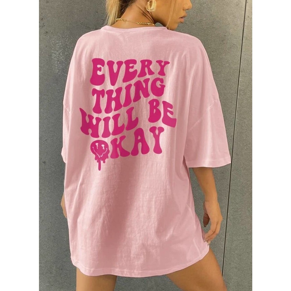 Oversized Graphic Tee L